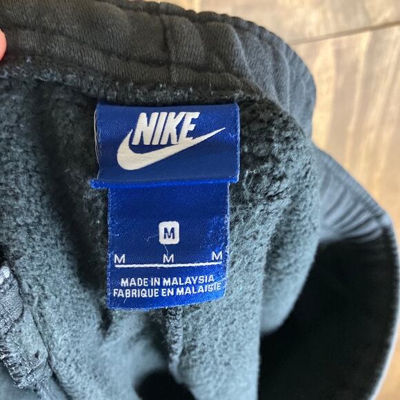 Nike Mens Sweatpants Black Pull On Loose Fit Fleece Lounge Pockets Medium - Picture 4 of 12